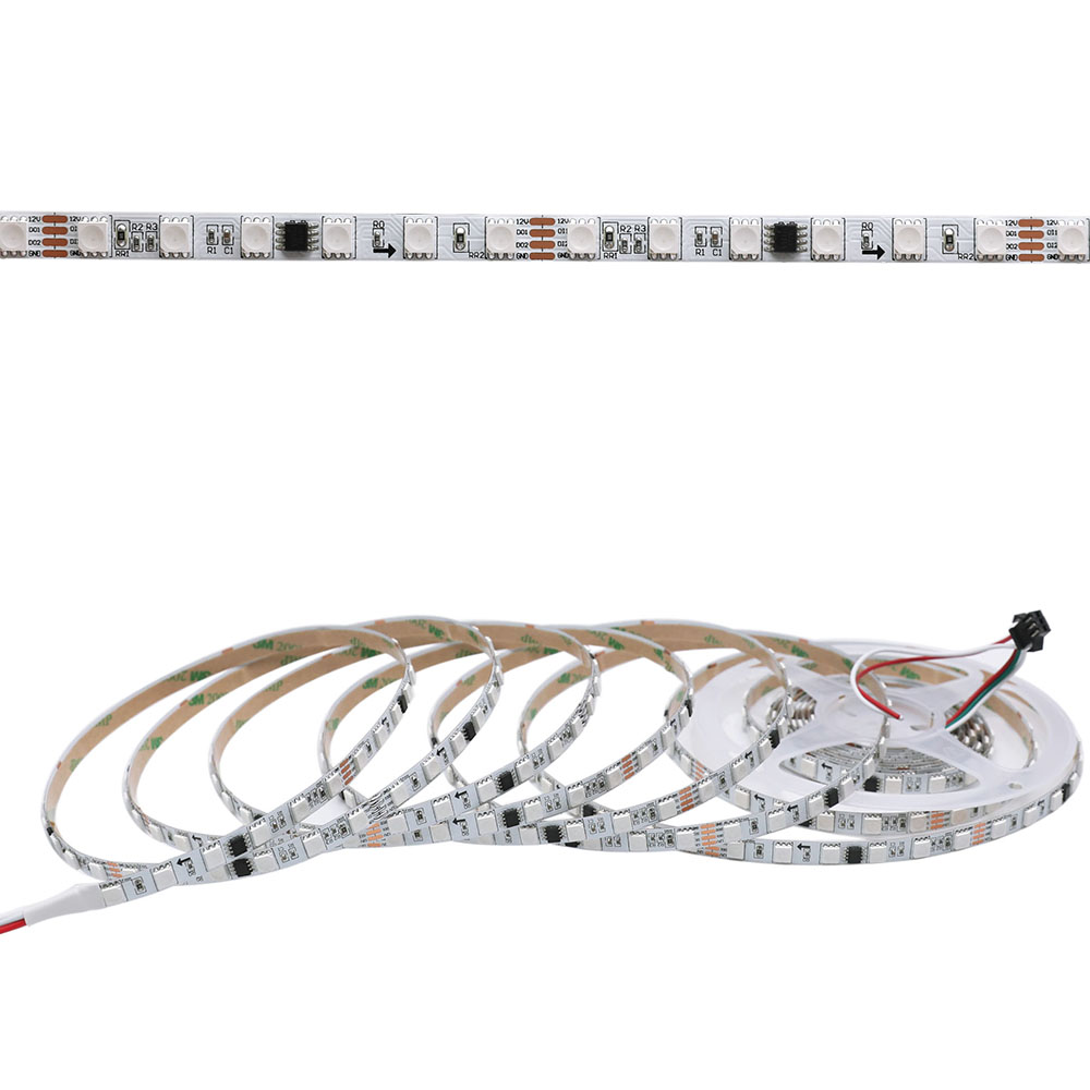 DC12V WS2818(Update WS2811) 8mm Wide 360LEDs Breakpoint-continue Dream Color Addressable RGB LED Strip Lights DC12V WS2818(Update WS2811) 8mm Wide 360LEDs Breakpoint-continue Dream Color Addressable RGB LED Strip Lights